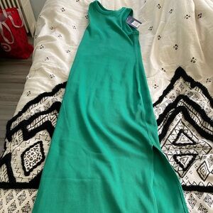 Vibrant Green Maxi Dress